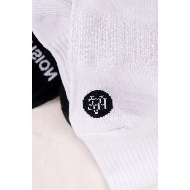 EKKO Unisex Black & White Cotton-Spandex Socks for Ultimate Comfort