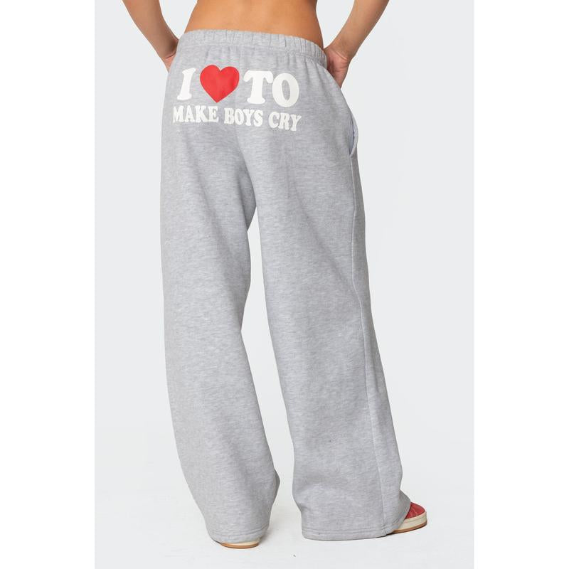 Boys Cry Wide Leg Sweatpants