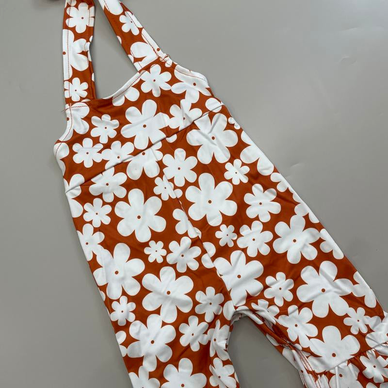 Chic Floral Jumpsuit for Girls - Perfect Summer Overalls!