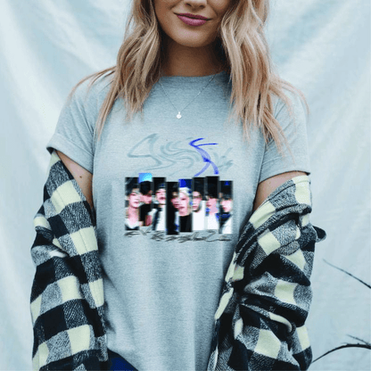 S-ZK with Signature Shirt, Tee for Asia Band Lover, Outfit for Kpop Fan, Gift for Her