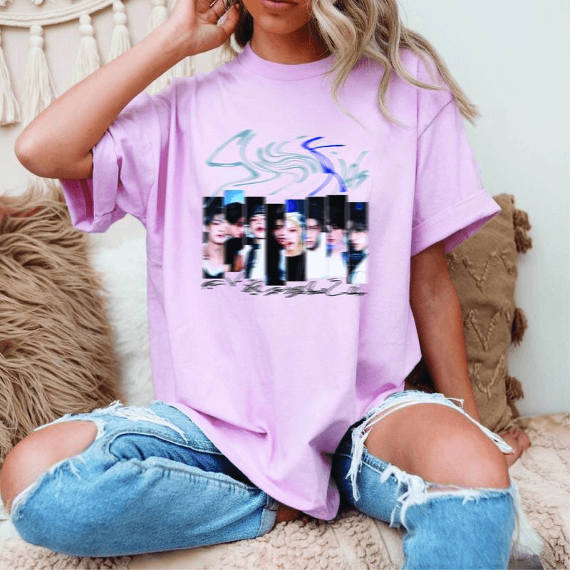 S-ZK with Signature Shirt, Tee for Asia Band Lover, Outfit for Kpop Fan, Gift for Her