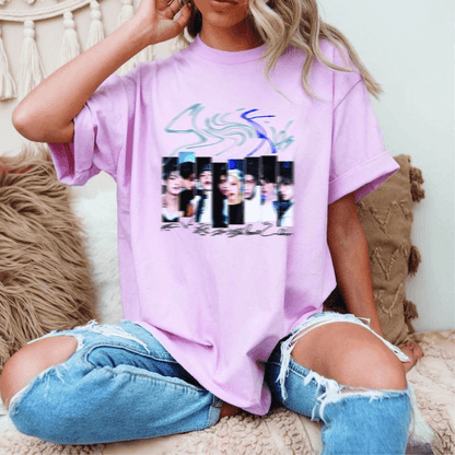 S-ZK with Signature Shirt, Tee for Asia Band Lover, Outfit for Kpop Fan, Gift for Her