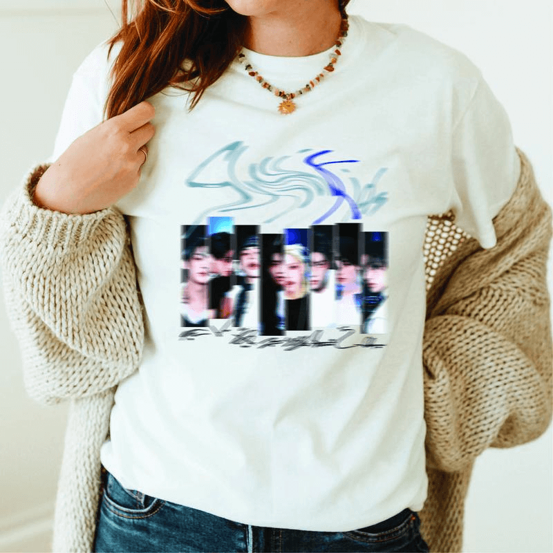 S-ZK with Signature Shirt, Tee for Asia Band Lover, Outfit for Kpop Fan, Gift for Her