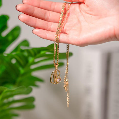 St. Jude 14K Gold Prayer Necklace with Green Zirconia Pendant - Unisex Copper Jewelry for Faith and Career Inspiration