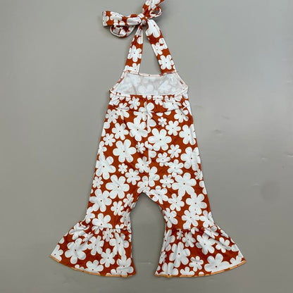 Chic Floral Jumpsuit for Girls - Perfect Summer Overalls!