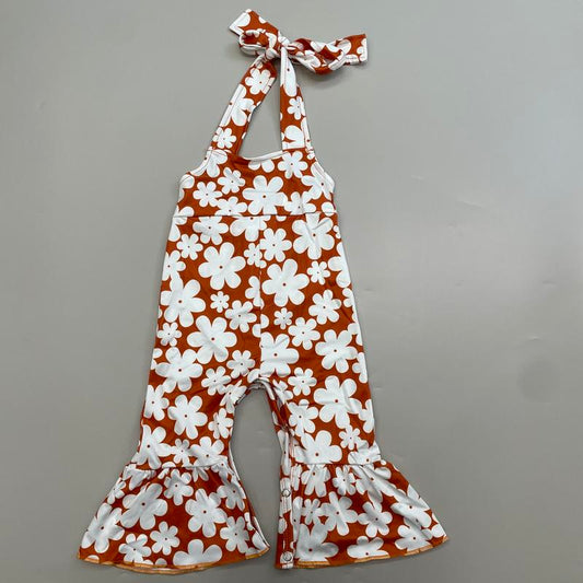 Chic Floral Jumpsuit for Girls - Perfect Summer Overalls!