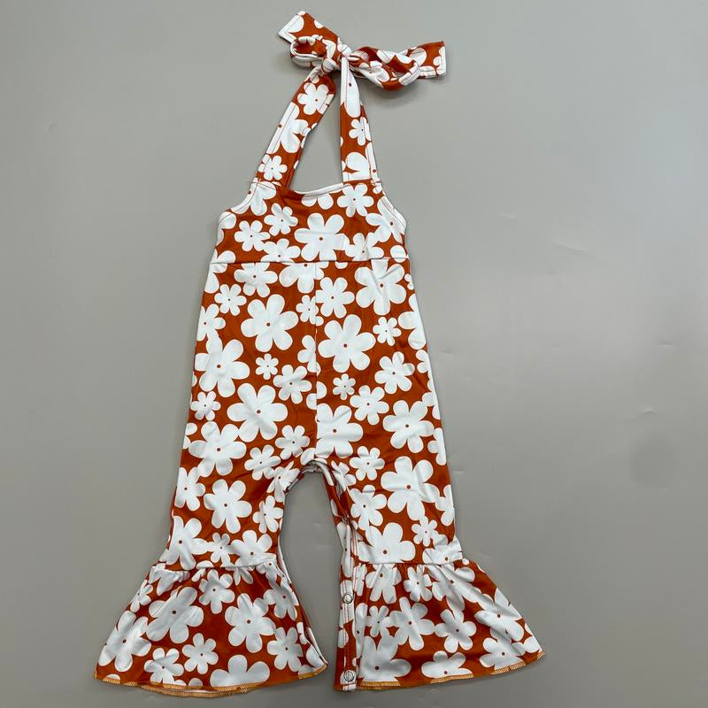 Chic Floral Jumpsuit for Girls - Perfect Summer Overalls!